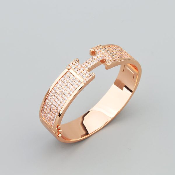 18K Clic H Diamonds Bracelet - 图片 4