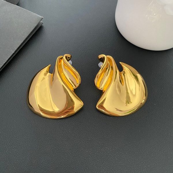 18K Saint Gold Earrings - 图片 4