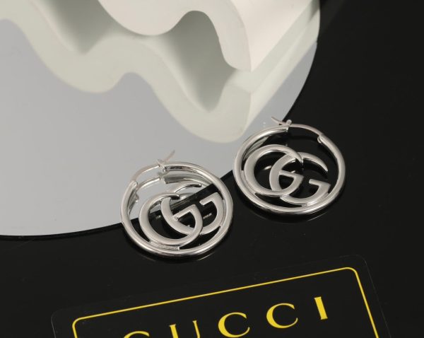 18K Double G Earrings - 图片 5