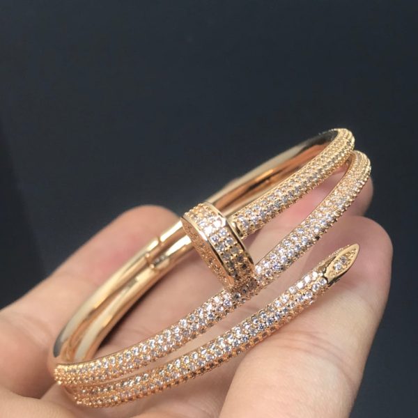 18K Juste Un Clou Diamonds Bracelet - 图片 4