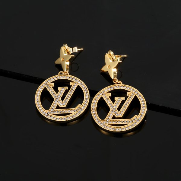18K Louis Star Pendant Earrings