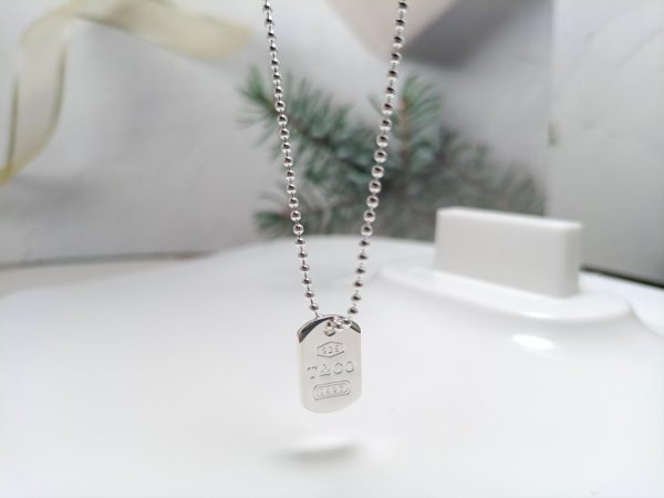 18K T 1837 Tag Pendant Necklace - 图片 2