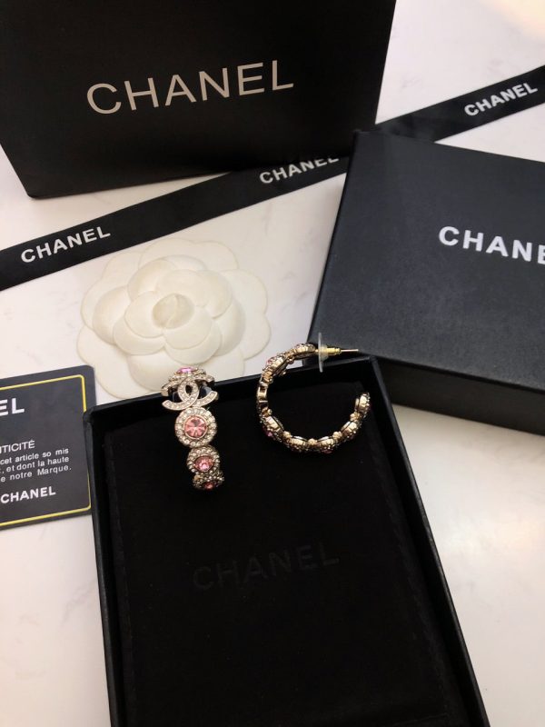 18K CC Flowers Earrings - 图片 5