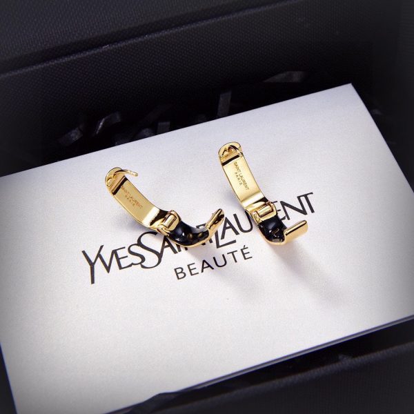 18K Saint Black Earrings - 图片 3