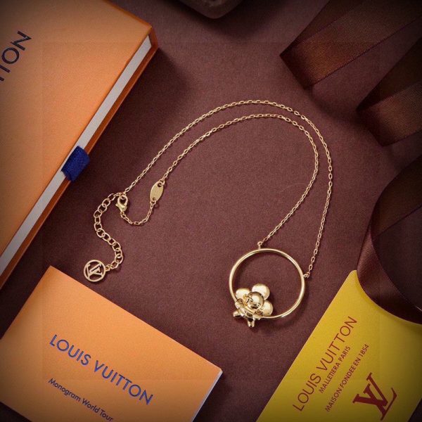 18K Louis Vivienne Swinging Necklace - 图片 4