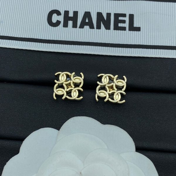 18K CC 24C Earrings - 图片 5