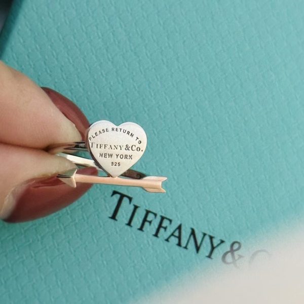 18K Return to Tiffany Lovestruck Heart Tag Ring - 图片 2