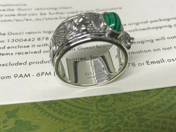 Double G Feline Garden Green Ring - 图片 8