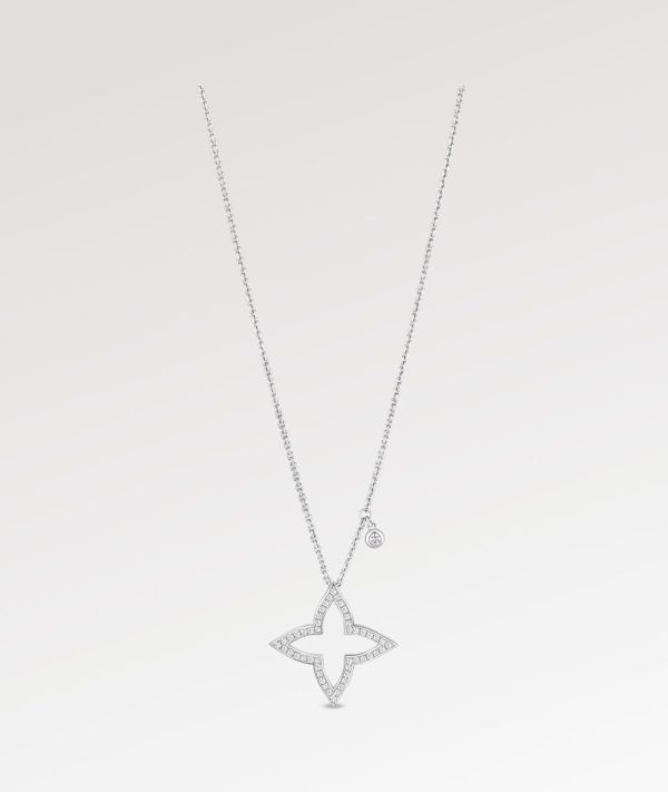 18K Louis Blossom Pendant Necklace