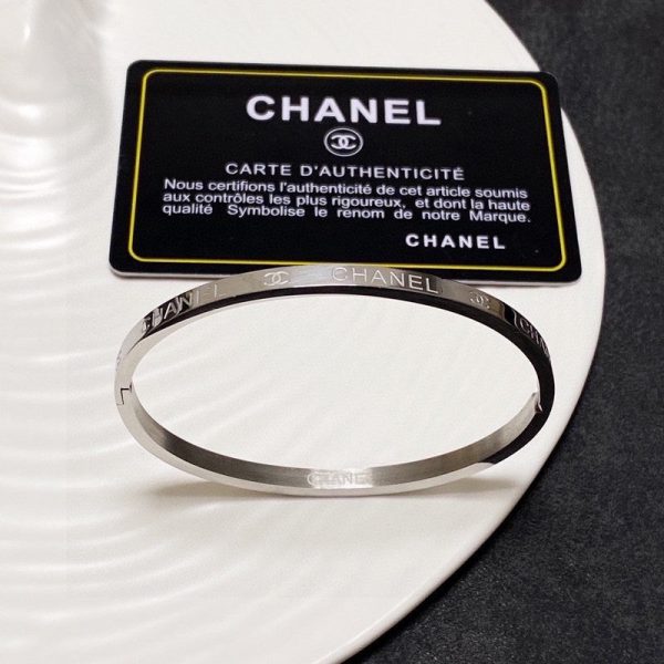 18K CC White Gold Bracelet - 图片 4