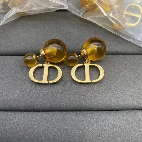 18K Petit CD Earrings - 图片 3