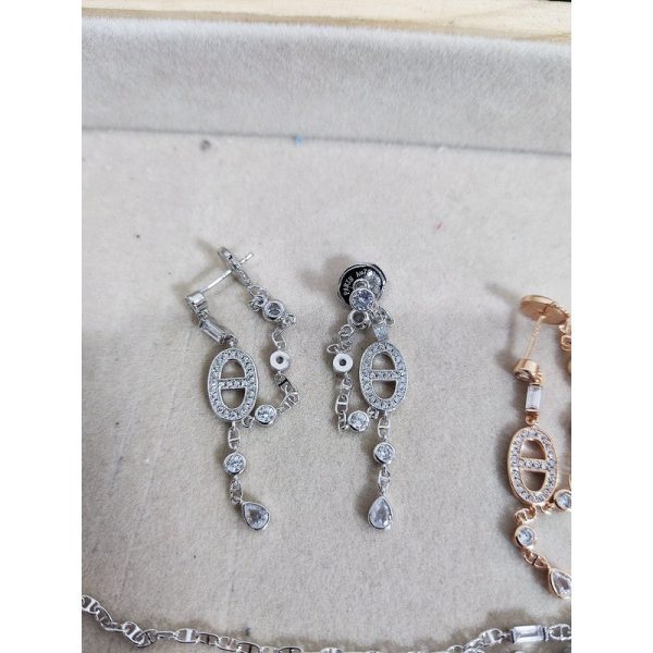 18K Her Chaine D'ancre Chaos Diamond Earrings - 图片 3