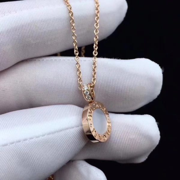 18K BV White Ceramic Necklace - Image 4