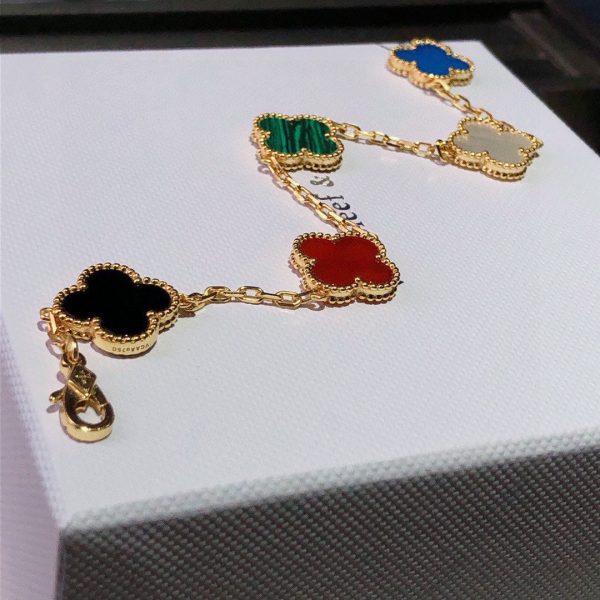 18K Vintage Alhambra Color Bracelet - 图片 2