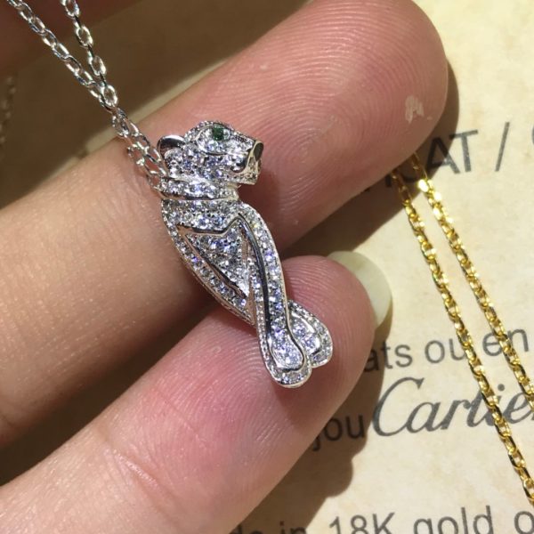 18K Panthère De Diamond Necklace - 图片 2