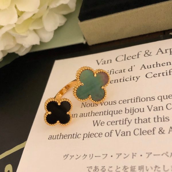 18K Magic Alhambra Clover Ring - 图片 6