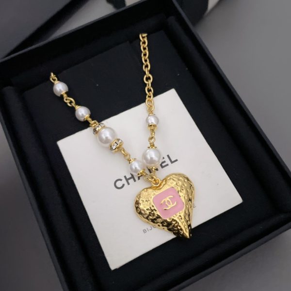 18K CC Pearls Chain Necklace - 图片 4