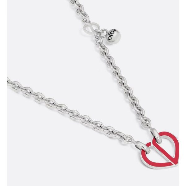 18K CD Heart Necklace - 图片 5