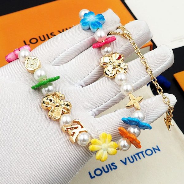 18K Louis Surfin' Flower Necklace - 图片 3