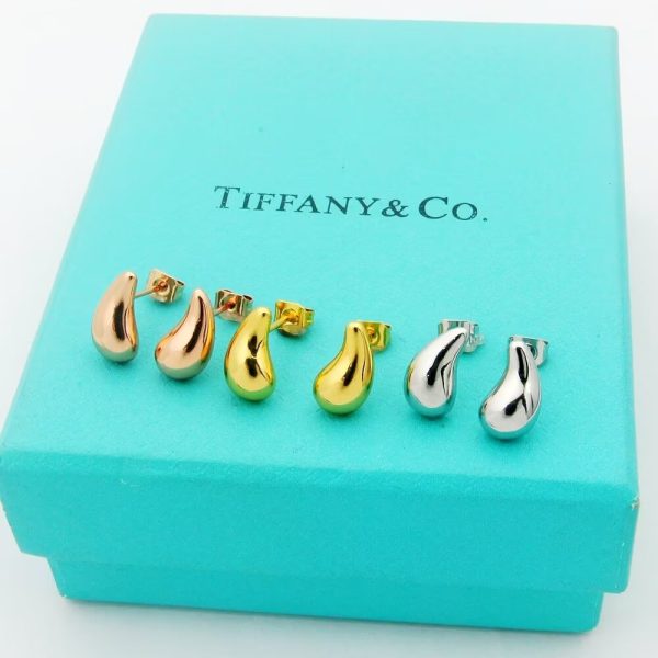 18K T Horn Earrings - 图片 2