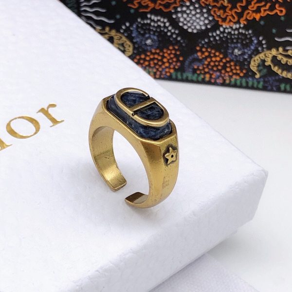 18K CD Vintage Ring - 图片 7