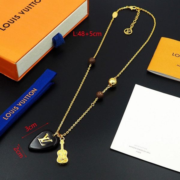 18K Louis Picks Pendant Necklace - 图片 4