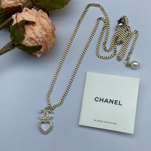 18K CC Heart Chain Necklace - 图片 6