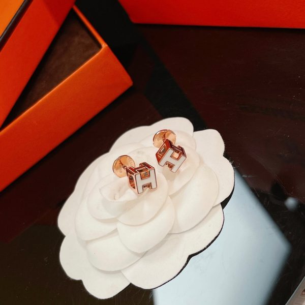 18K Cage D'H H Earrings - 图片 3