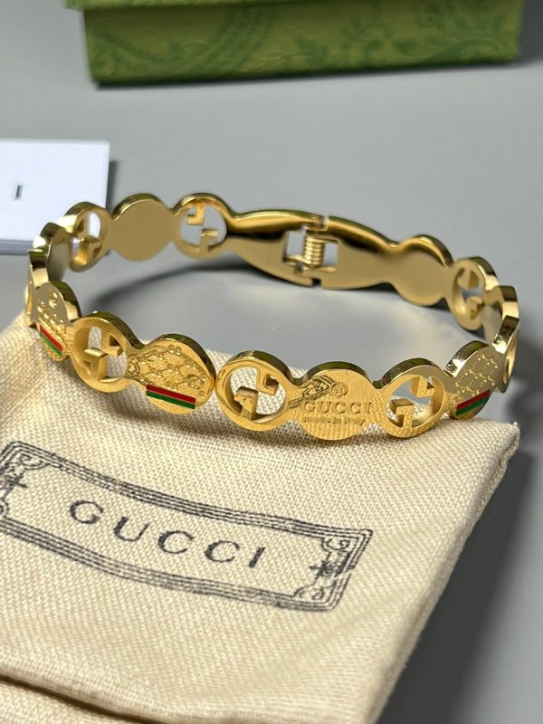 18K Double G Vintage Bracelet - 图片 5