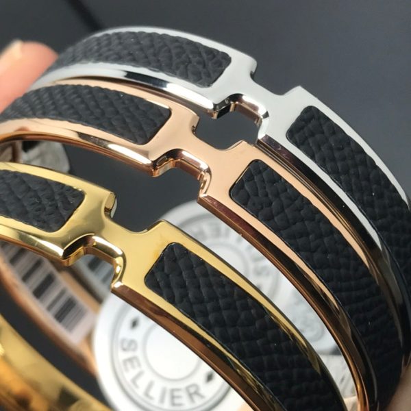 18K Olympe Black H Bracelet - 图片 5