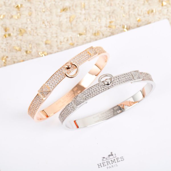 18K Collier De Chien Diamond H Bracelet - 图片 3