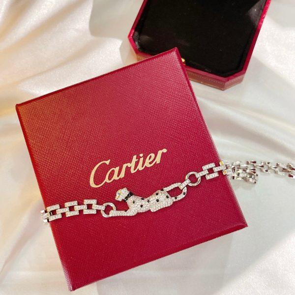 18K Panthère De Diamonds Chain Necklace - 图片 6