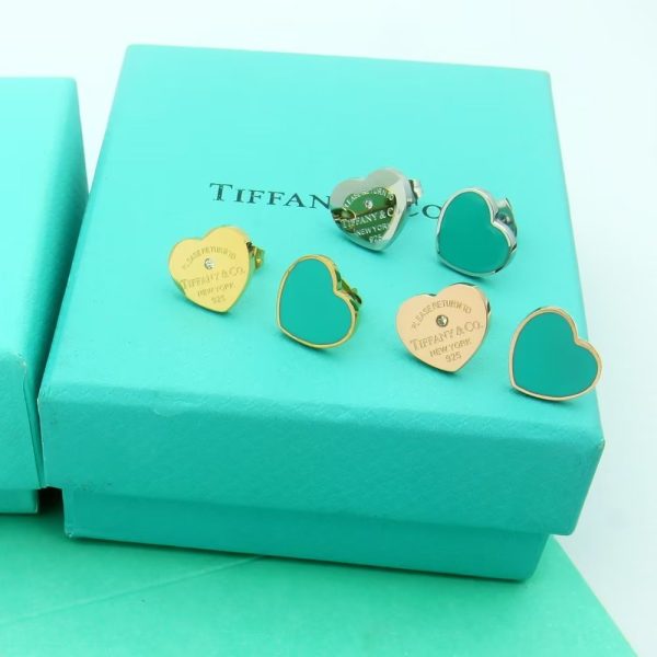 18K Return to Tiffany Blue Heart Earrings - 图片 8