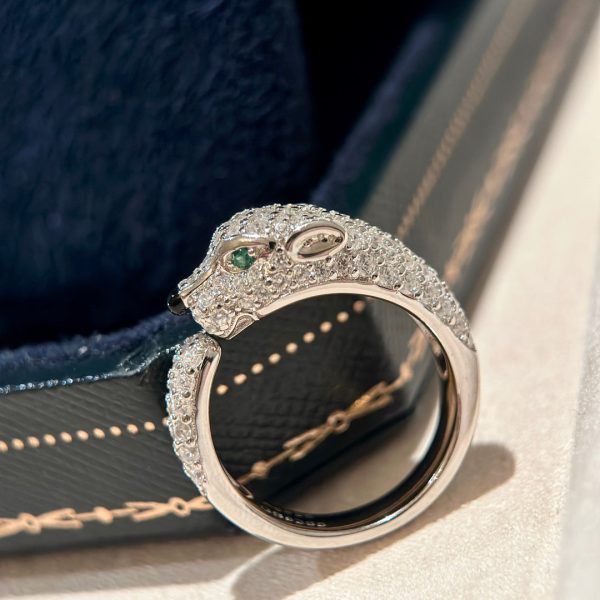 18K Panthère De Diamond Ring - 图片 3
