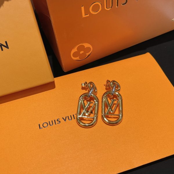 18K Louis My Everyday Chain Earrings - 图片 6