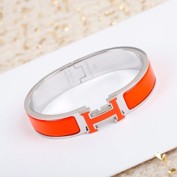 18K Clic H Orange Bracelet - 图片 5