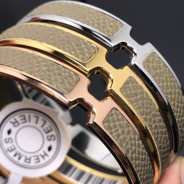 18K Olympe Étoupe H Bracelet - 图片 2