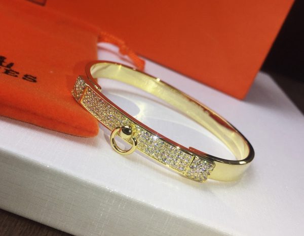 18K Collier De Chien Diamond H Bracelet - 图片 3