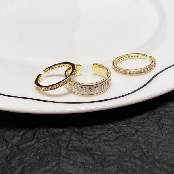 18K CD Code Ring Set - 图片 8