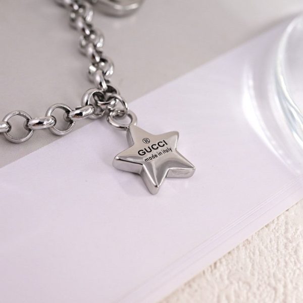 18K Double G Star Chain Necklace - 图片 2