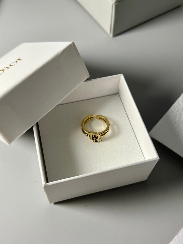 18K CD Crystal Rings - 图片 5