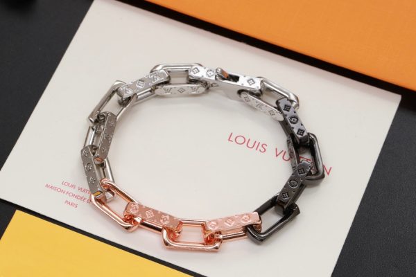 18K Louis Monogram Chain Bracelet - 图片 4
