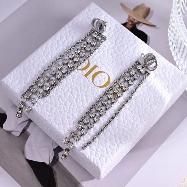 18K CD Sparkle Earrings - 图片 4