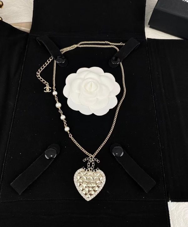 18K CC Heart Necklace - 图片 4