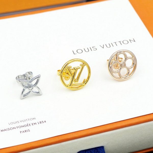 18K Louis Lace Earrings - 图片 2