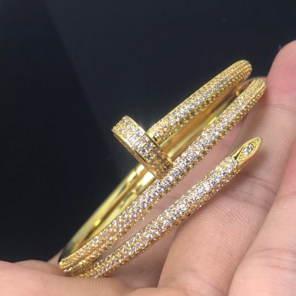 18K Juste Un Clou Diamonds Bracelet - 图片 5