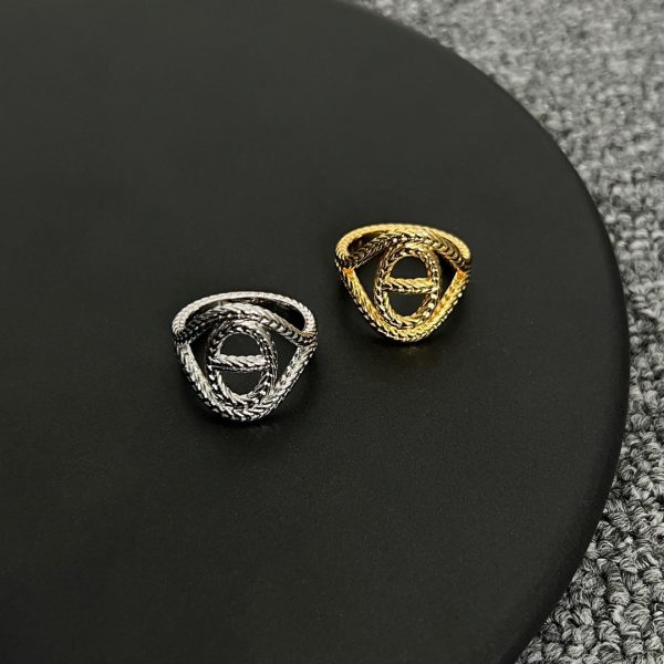 18K Chaine D'Ancre Danae Medium H Ring - 图片 4