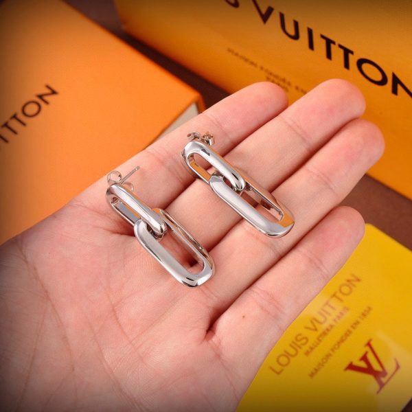 18K Louis Edge Earrings - 图片 4