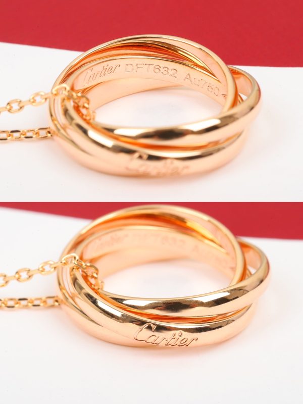 18K Trinity Necklace - 图片 6
