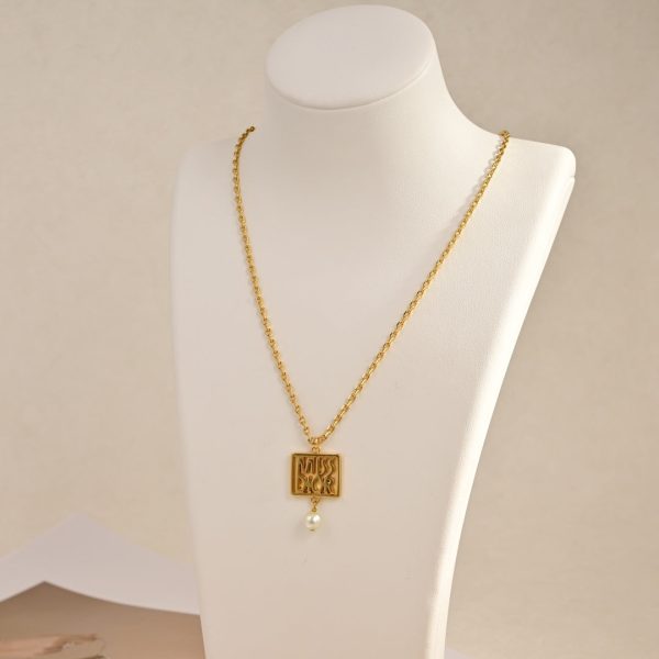 18K CD Miss Necklace - 图片 5